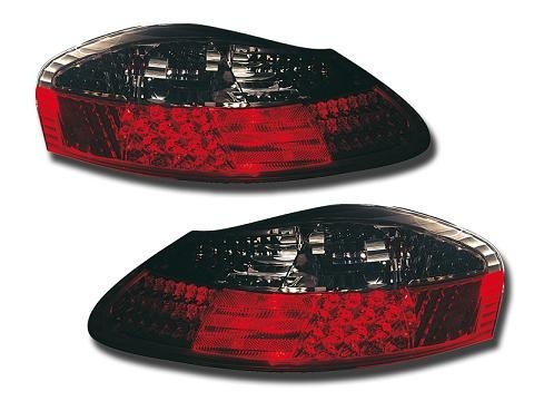 Achterlichten LED Porsche Boxer rood/smoke