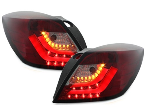 Achterlichten Opel Astra H GTC Tube LED rood/smoke