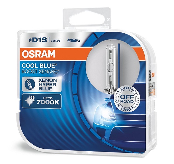 D1S Xenon lampen Osram Cool Blue Boost 7000k 35w DUO 2pcs