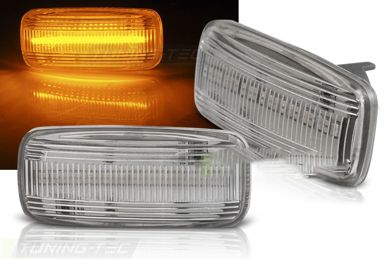 Zijknipperlichten Audi A3 01, A4 99, A6 98 LED chrome