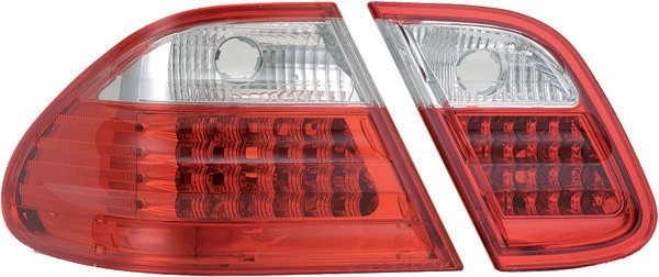 Achterlichten Led Mercedes W208 Rood/Wit 97-02