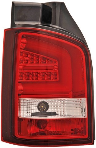 Achterlicht VW Transporter T5 11-15 LED Rood/Wit Achterklep