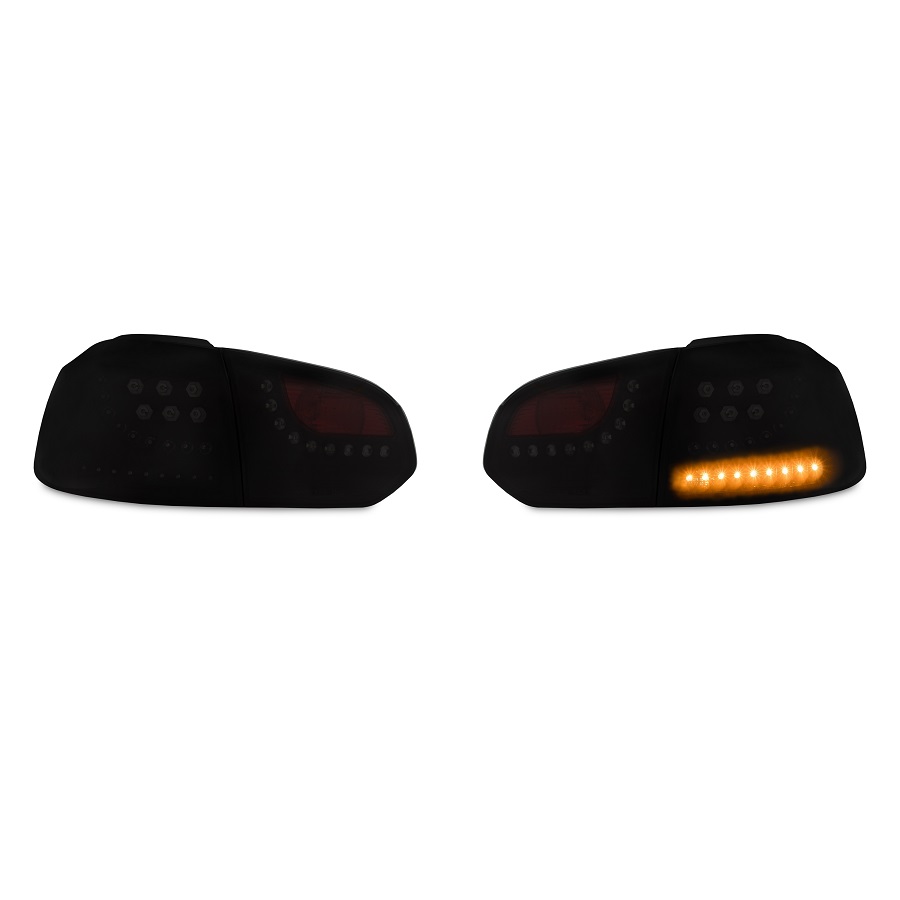 Achterlichten VW Golf VI 10/08-  Dynamic LED Zwart-OUTLET