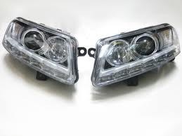 Koplampen Audi A6 4F 09-.. Xenon LED dagrijlicht Orig.