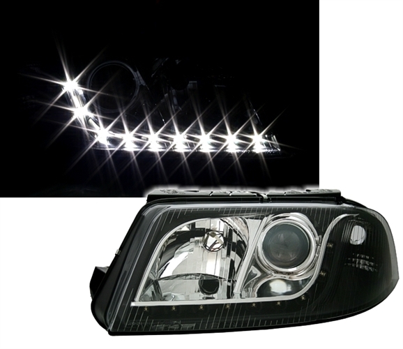 Koplampen VW Passat 3BG 00-05 DRL Zwart