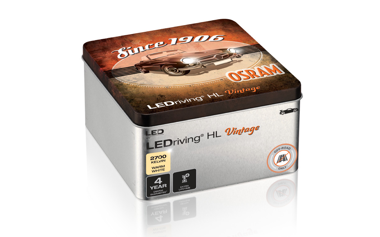 OSRAM LEDriving® HL VINTAGE [~H7/H18] 2700K Warm White NO ECE 2St.
