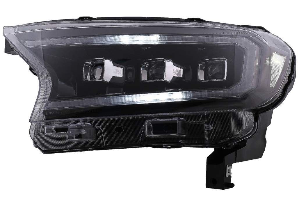 Koplampen Ford Ranger (2015-2020) LED Dynamic Zwart