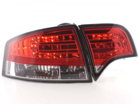 Achterlichten Audi A4, 04-07 limousine LED helder rood/wit