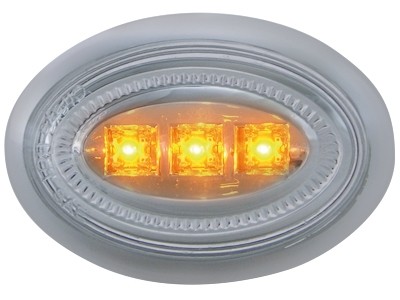 Zijknipperlichten New Mini 00-... LED Chroome