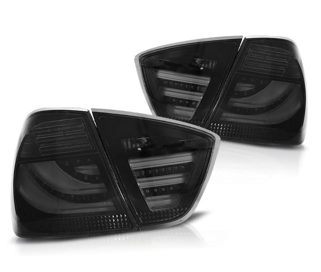 Achterlichten BMW 3-serie E90 04-08 LED Tube smoke