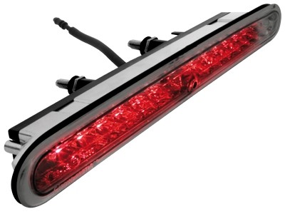 3e remlicht Peugeot 206 LED met 14 leds zwart-chroom