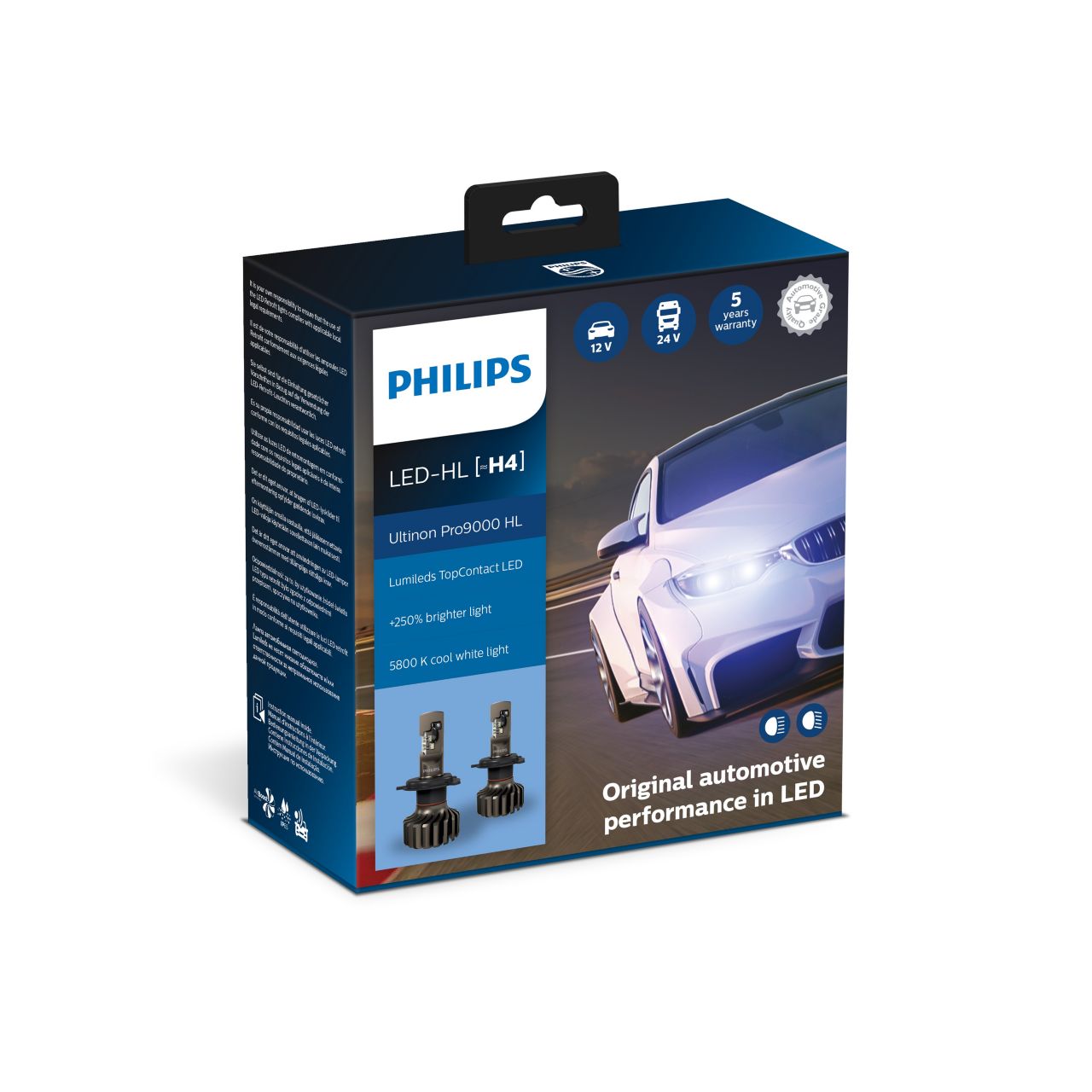 Philips X-treme Ultinon Pro9000 HL LED H4 12V/24V 18W 11342U90CWX2