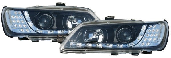 Koplampen Peugeot 306 93-97 Led zwart