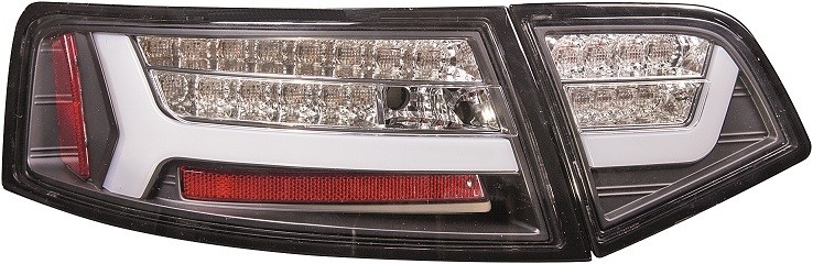 Achterlichten Audi A6 4F2 sedan '08-'11 LED zwart/helder