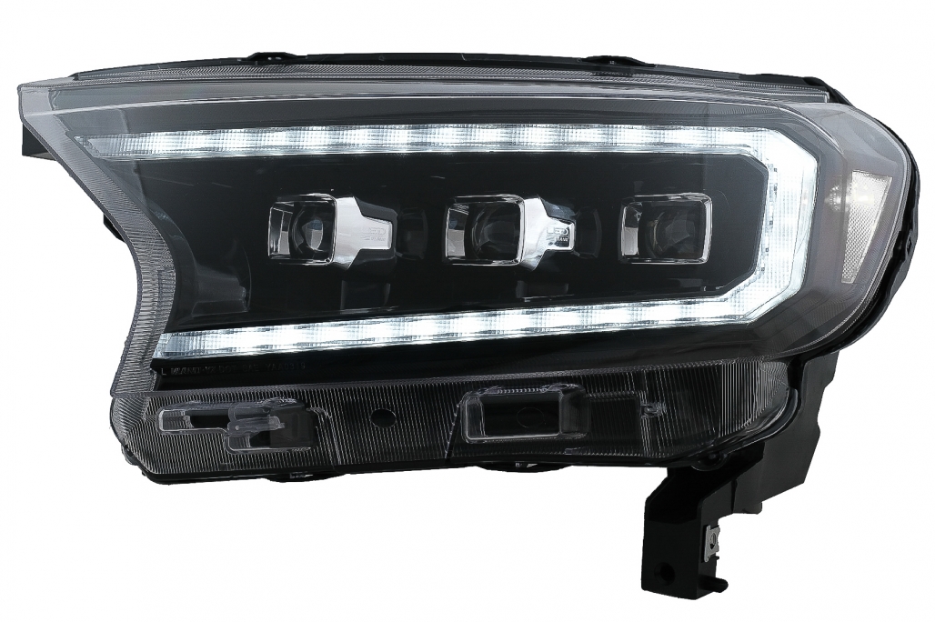 Koplampen Ford Ranger (2015-2020) LED Dynamic Zwart