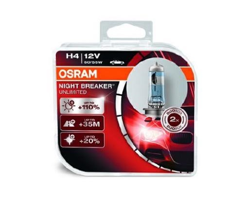 Osram Night Breaker Unlimited H4 2pcs