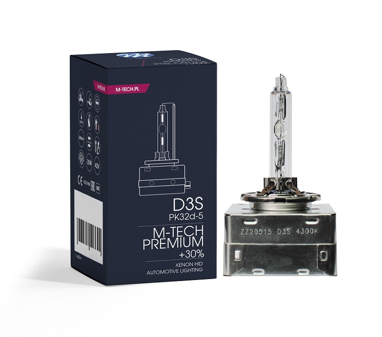 D3S 4300K M-tech Xenon lamp Premium +30