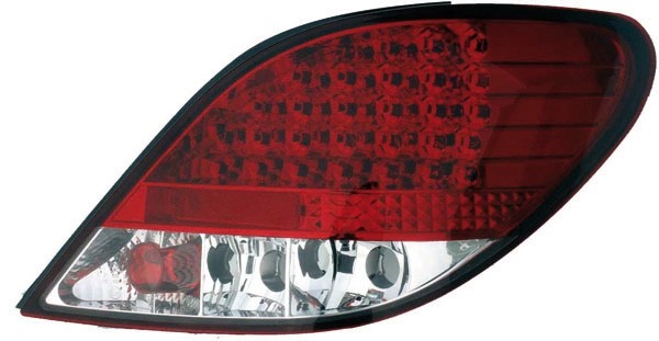 Achterlichten Peugeot 207 LED rood