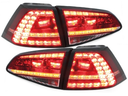 Achterlichten VW Golf VII LED 12- Rood