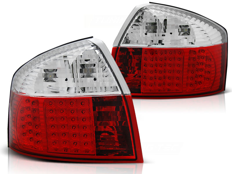 Achterlichten Audi A4 Limousine 01-04 LED rood/helder