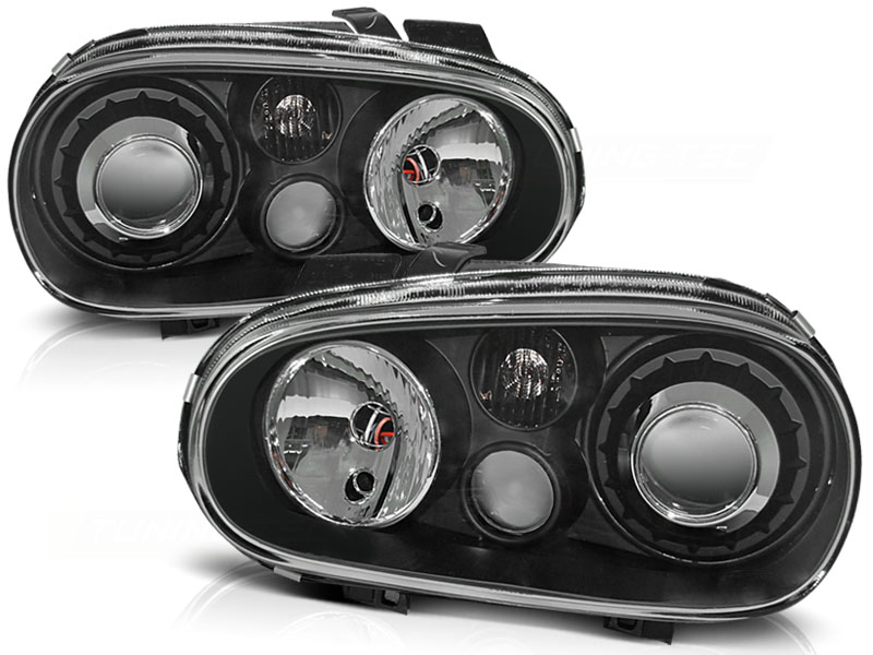 Koplampen VW Golf IV R32-look zwart