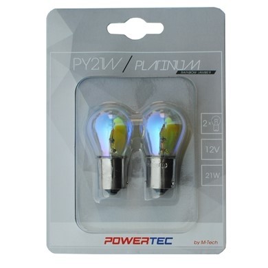 Rainbow/amber Powertec PY21W lampen 12V 21W