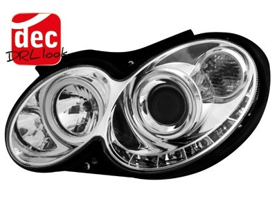 DRL-look Koplampen Mercedes Benz CLK W209 03-08