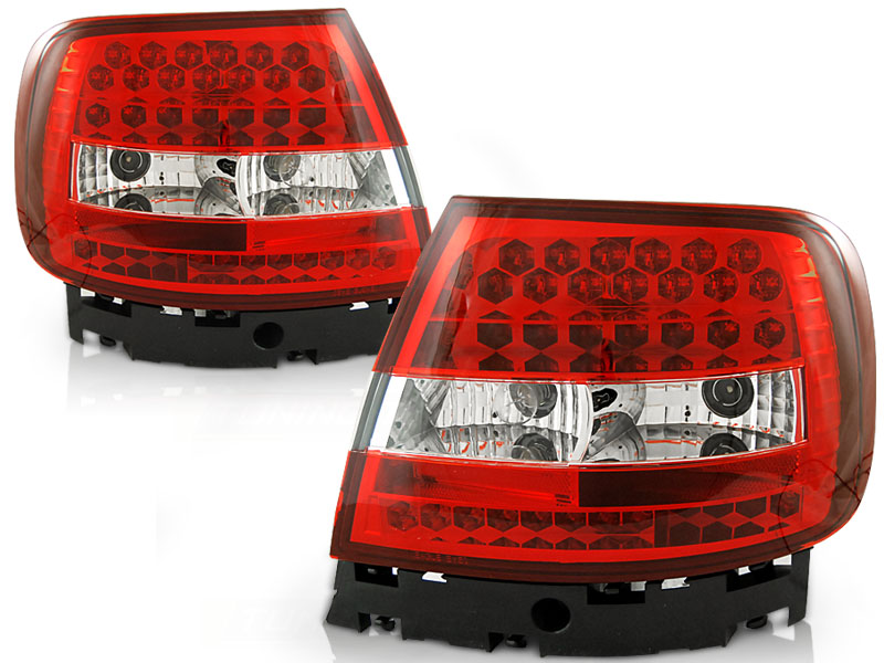 Achterlichten Audi A4 Limousine 95-01 LED rood/wit