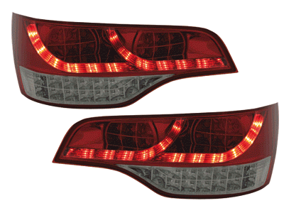 Achterlichten Audi Q7 LED rood/smoke