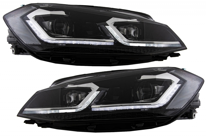 Koplampen VW Golf 7.5 led dagrijverlichting Dynamic