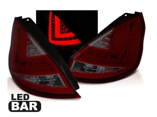 Achterlichten Ford Fiesta LED Rood/Smoke 2008-2012