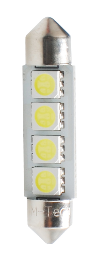 Buislampjes LED 41mm 3 SMD High-Power M-tech Wit