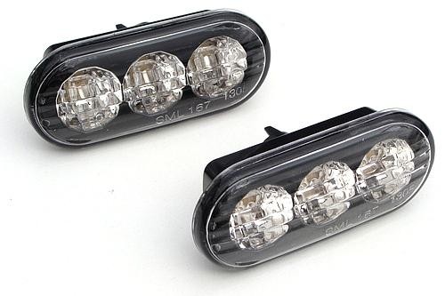 Zijknipperlichten LED VW zwart/chroom