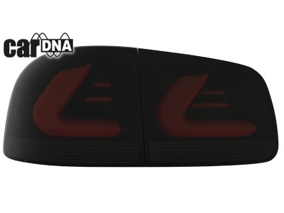 Achterlichten VW Touareg 02-10 Car DNA LED zwart/smoke